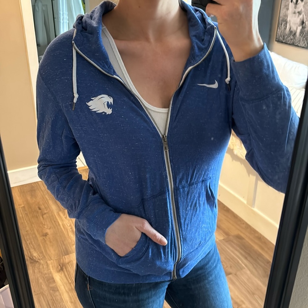 Kentucky Wildcats Nike Ladies Gym Vintage Full-Zip Hoodie